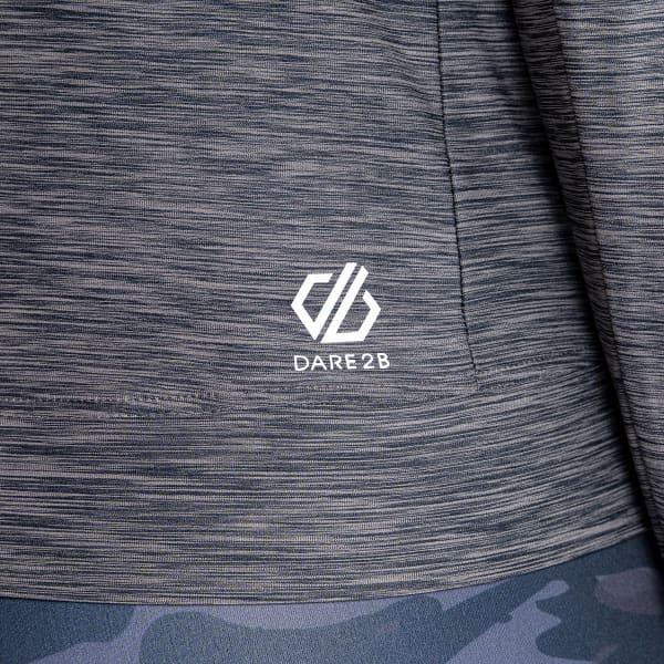 T-shirt running DARE 2B SPRINT CITY HOODIE EBONY GREY