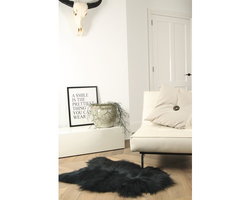 Sheepskin Island Bottle donkergroen 90x60 cm