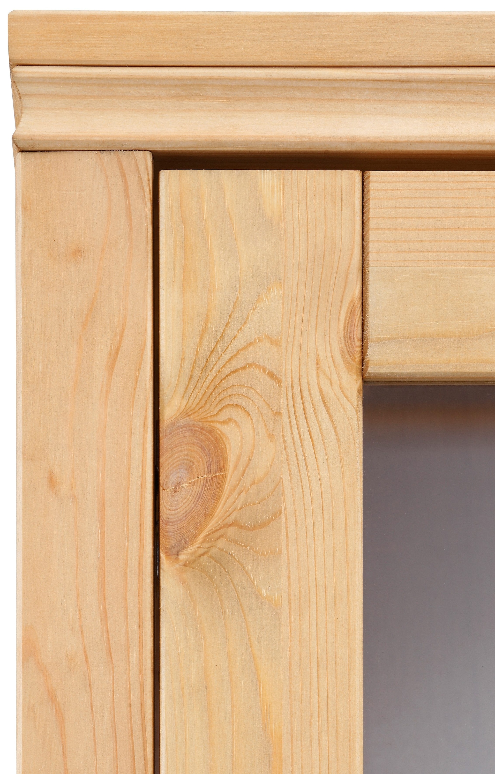 Home affaire Vitrine »Gotland« Breite 80 cm, Höhe 178 cm, mit Glastüren, aus massiver Kiefer, FSC®