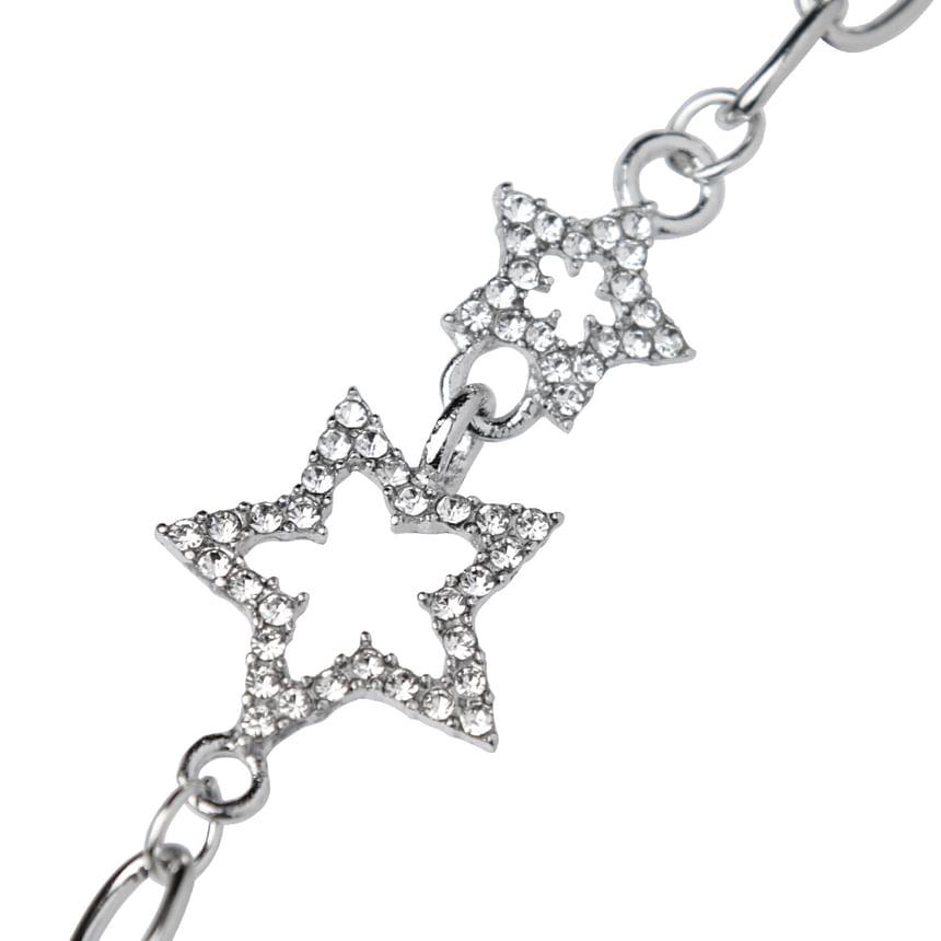 Deminsha - Chokerketting met strass-steentjes