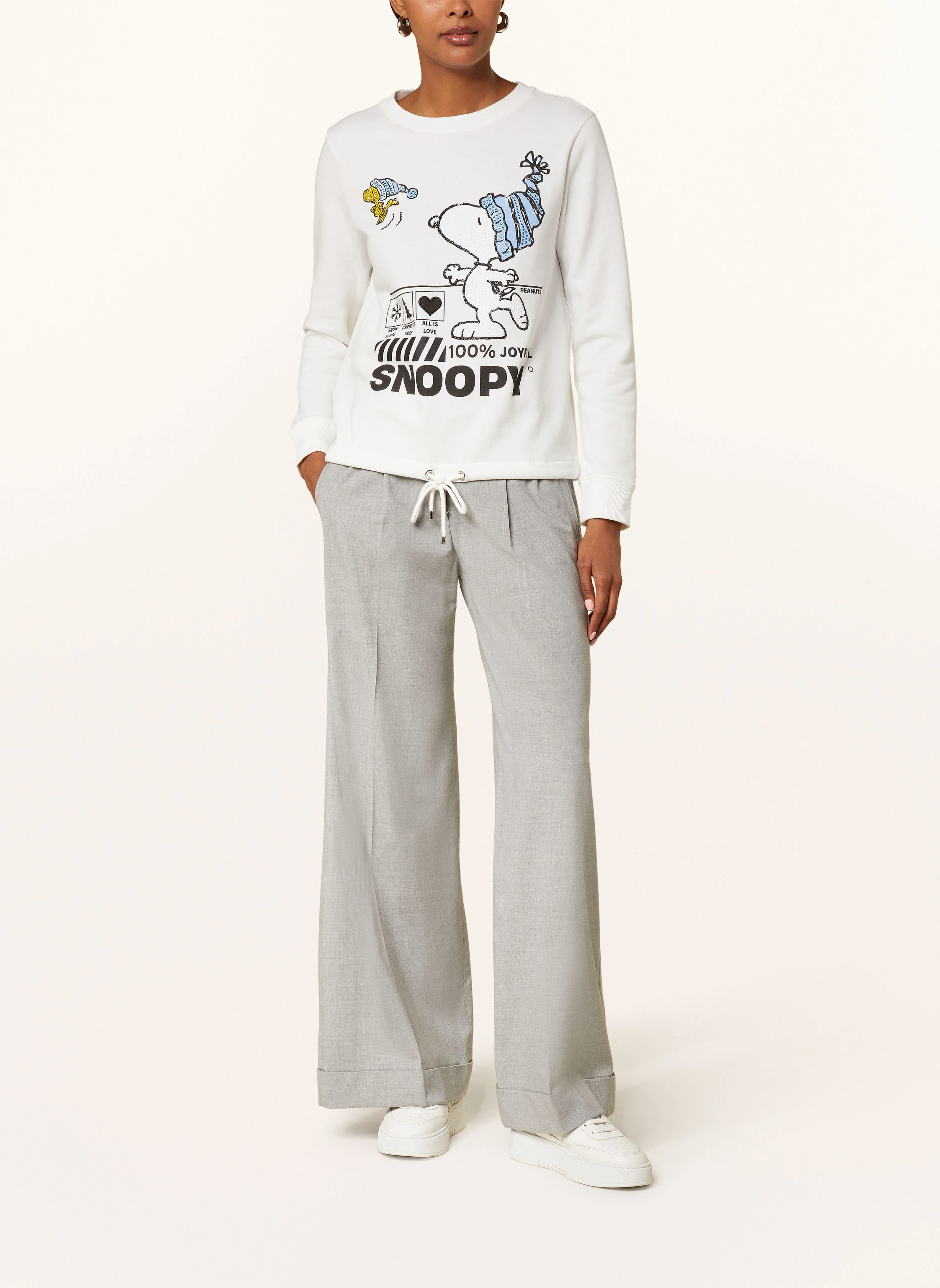 FrogBox Sweatshirt mit Schmucksteinen