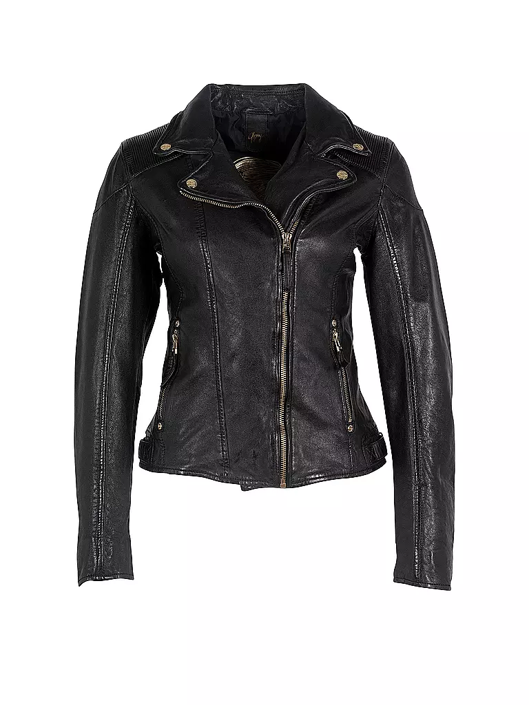 GIPSY BY MAURITIUS Lederjacke GWHAZIL LRACV schwarz