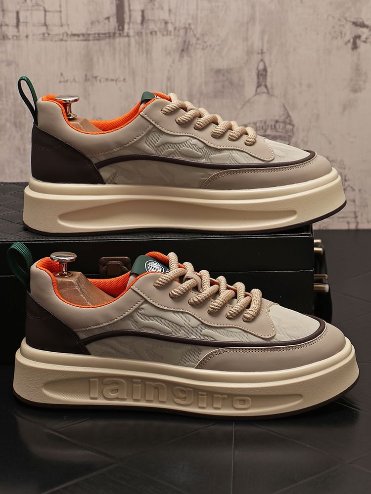 Mr Ozera - Platform Paneel Sneakers