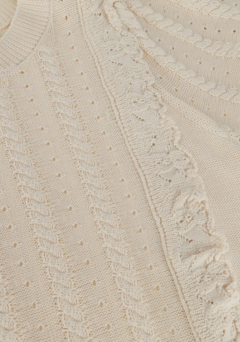 SUMMUM witte summum trui short sleeve sweater viscose polyamide knit