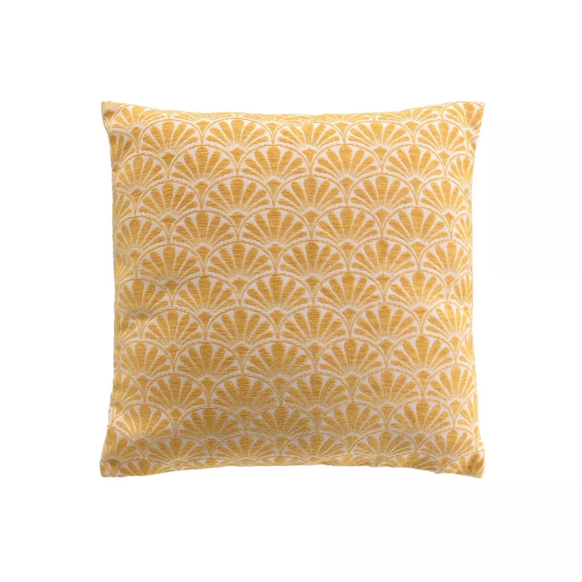 Housse de coussin carrée (40 x 40 cm) Echo Jaune ocre