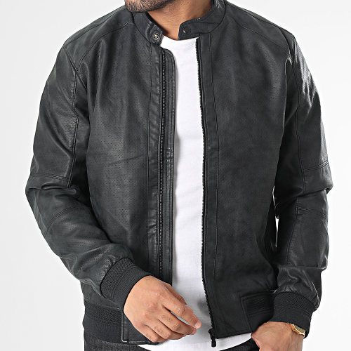 Veste Biker Leonel 12015771D Noir