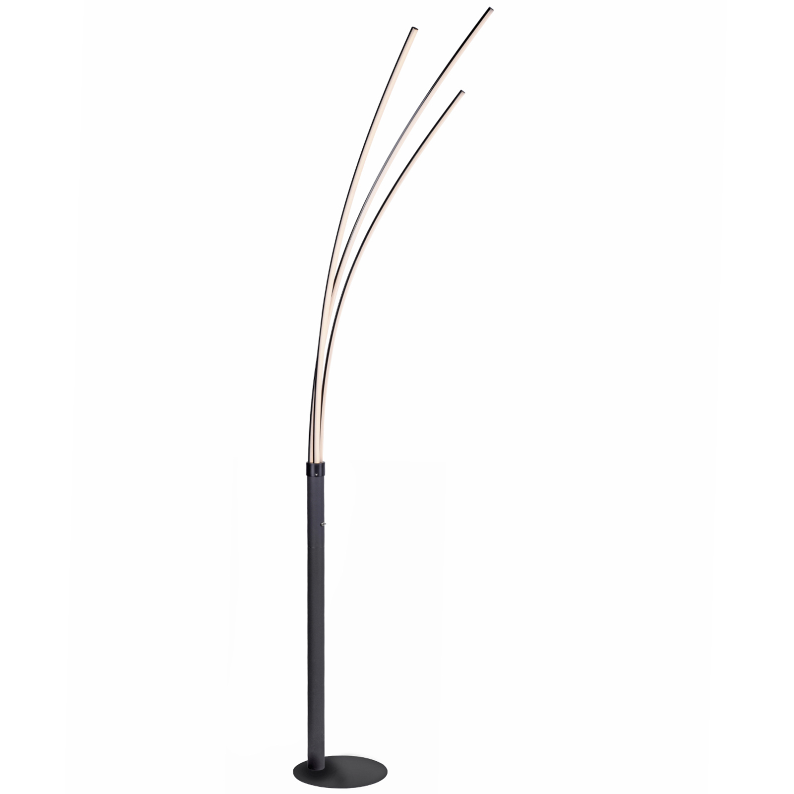 LED-Stehleuchte MAJA - schwarz - 215 cm hoch
