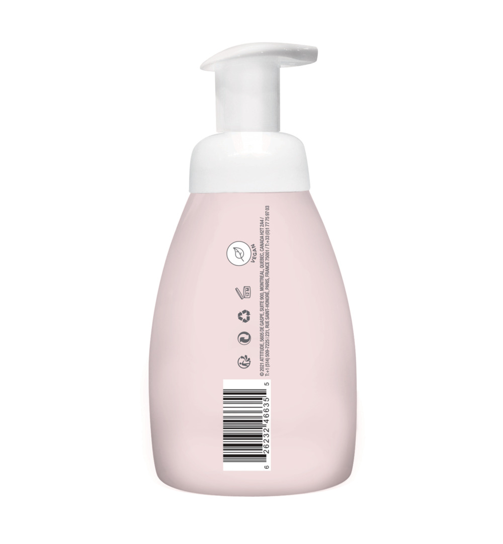 Attitude Baby Leaves 2In1 Schuimende Haar&Body Zeep Parfum Vrij (295 ml)