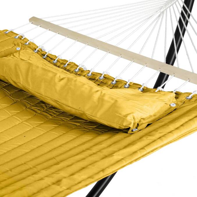Toile de hamac matelassé AKIO Jaune moutarde