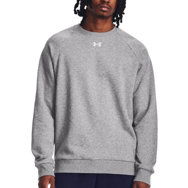 Under Armour Sweatshirt Homem Ua Rival Fleece Crew-gry 1379755-025 M Cinzento