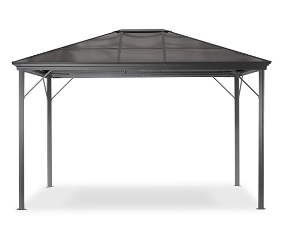 Leco Pavillon mit Seitenwänden, 6-mm-HKP