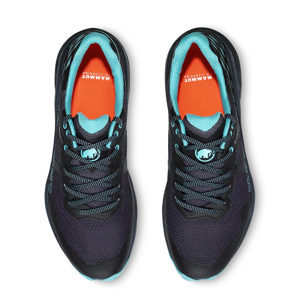 Mammut SERTIG II LOW GTX - Chaussures randonné Femme black/dark frosty