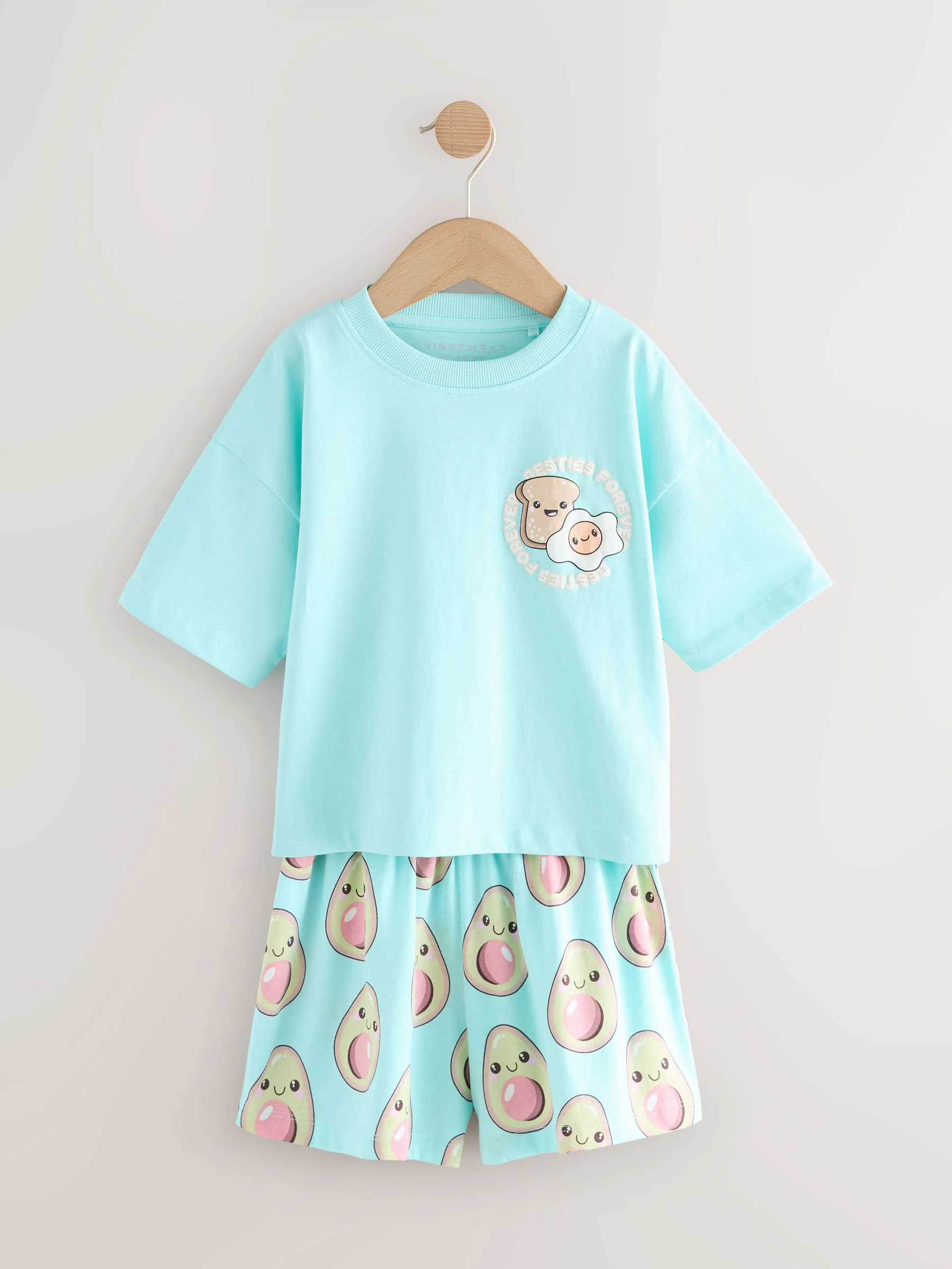 Roze/blauw - Set van 3 pyjama's (3-16 jr)