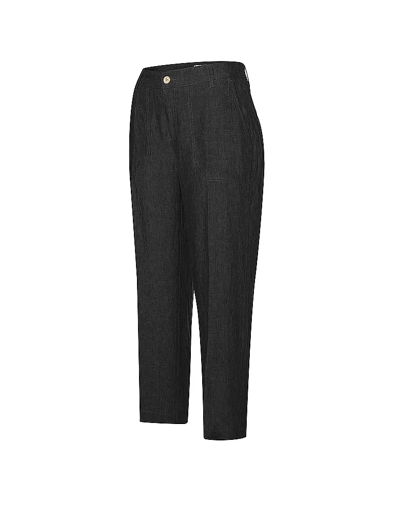MAC Leinenhose Nora schwarz