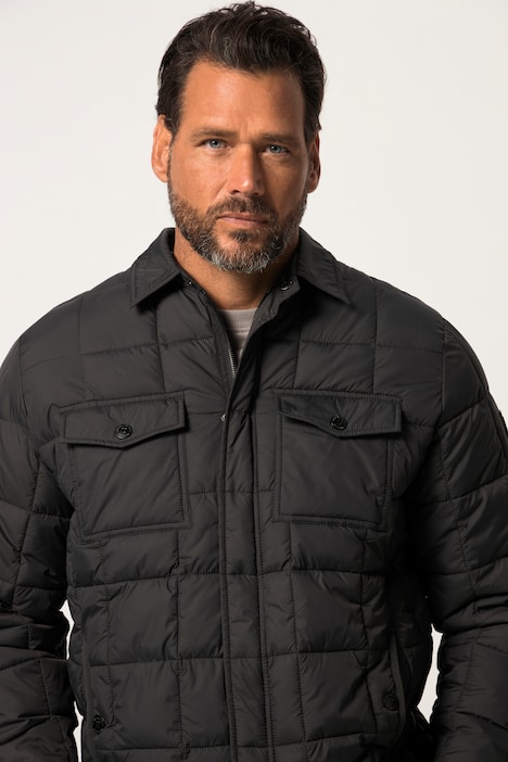 Steppjacke, Hemdkragen, 4 Taschen, Tall