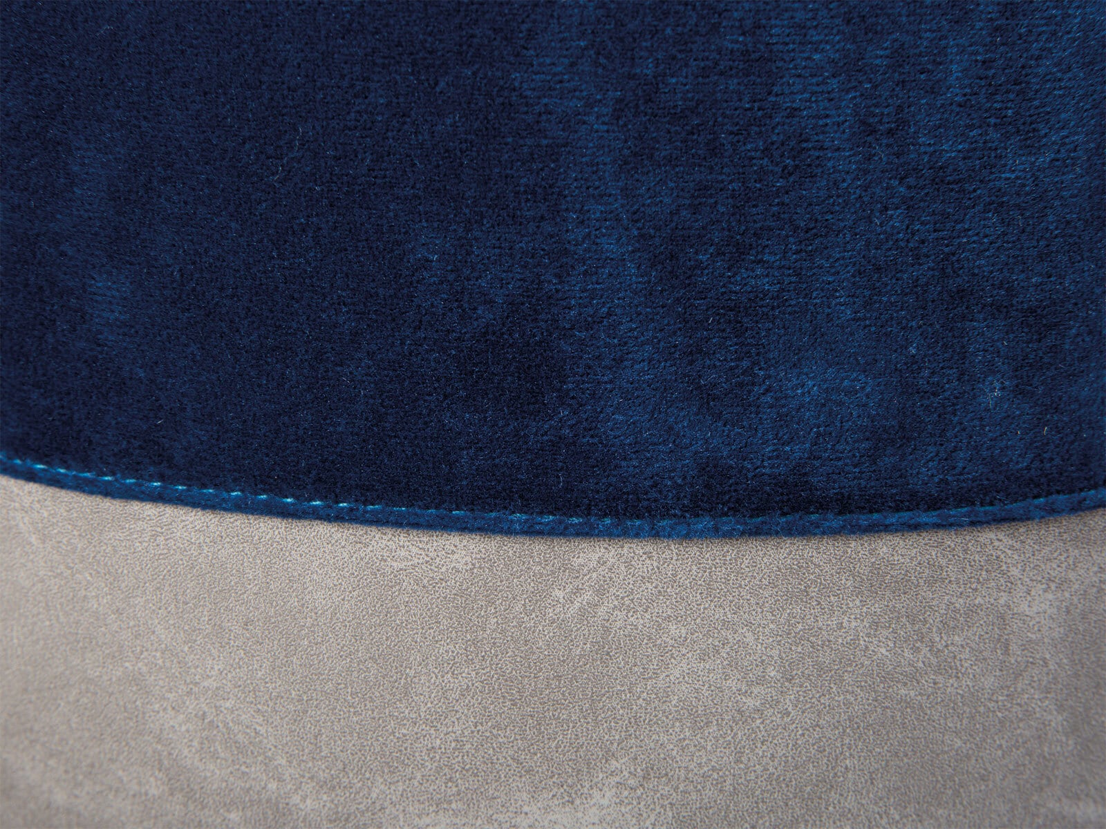 Hocker Milian blau/grau 38 x 43 x 32,5 cm