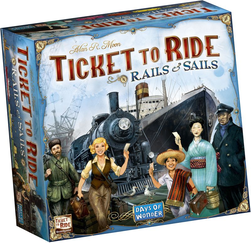 Days of Wonder - Ticket to Ride Rails & Sails - Nederlandstalig Bordspel