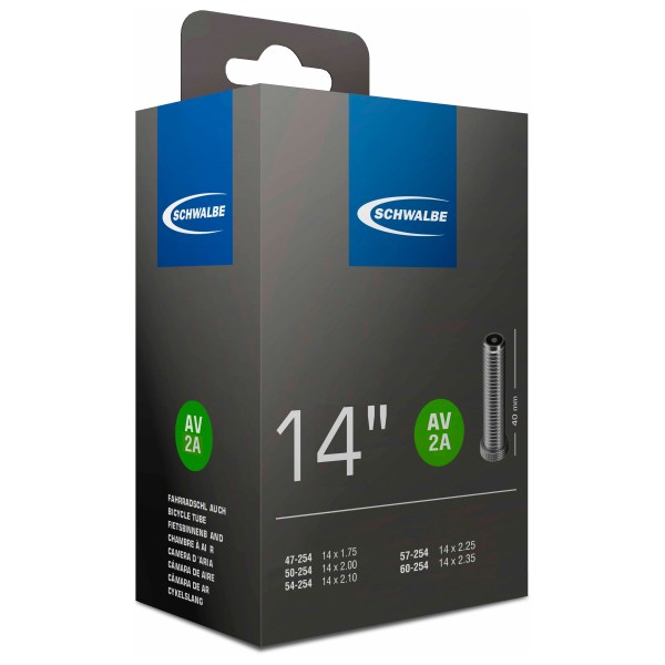 Schwalbe - Schlauch Nr. 2 AV2A 14'' (47/60-254) - Chambre à air pour vélo