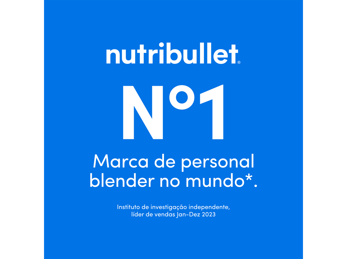 LIQUIDIFICADORA NUTRIBULLET PORTABLE NBP003NBL 475ML