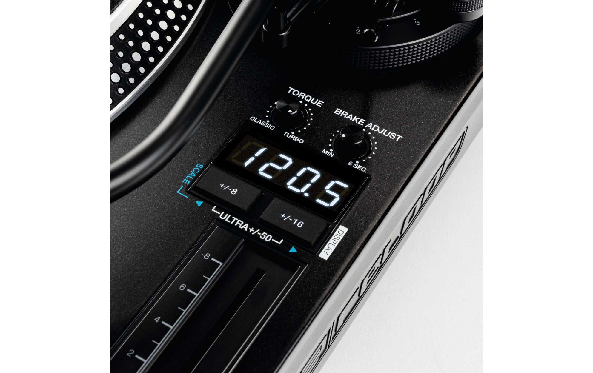 Plattenspieler RP-8000 MKII Schwarz<br>DJ-Plattenspieler mit nahtloser Integration in Serato DJ Pro