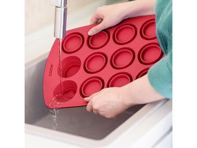 coox Muffin Backform 12 Mulden Faltbares Muffinblech