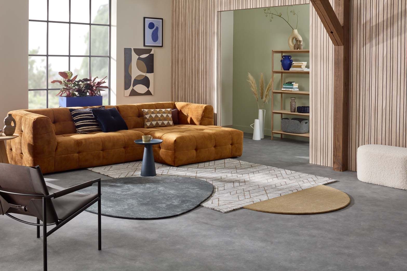 Vloerkleed Solid Grey Arrow FloorArt  | Brinker