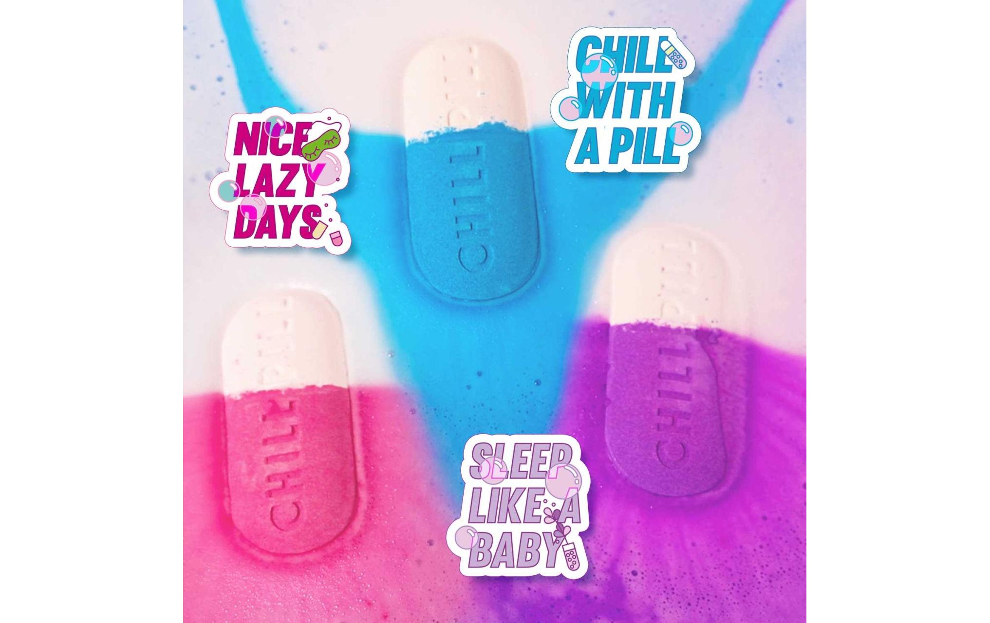 Bodyness Chill Pill 1 Stück, assortiertBadepille sorgt für entspannende Aromatherapie Effekte