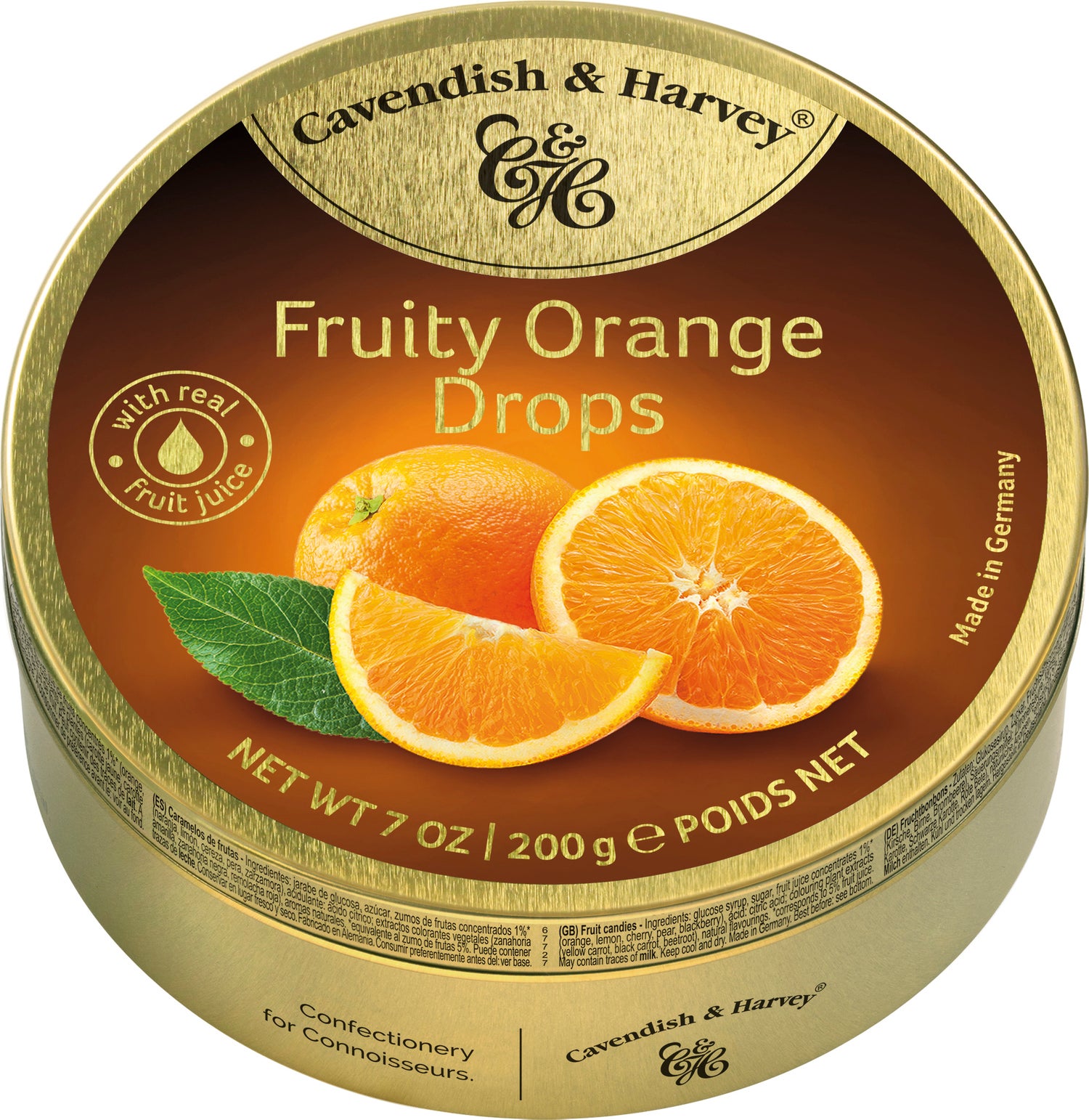 Cavendish & Harvey zuurtjes sinaasappel 200 gr