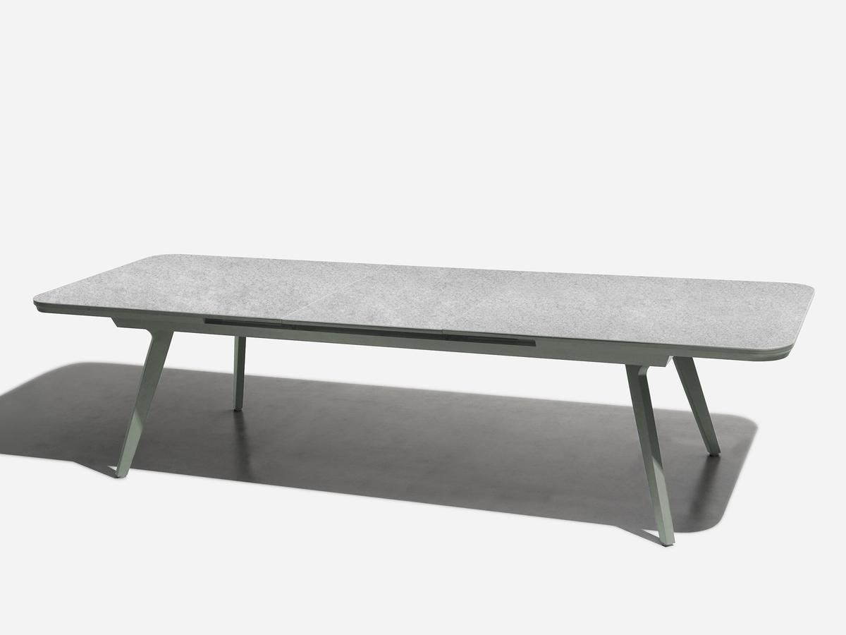 TABLE PULPY EXTENSIBLE VERRE CERAMIQUE TERRE 12 PLACES