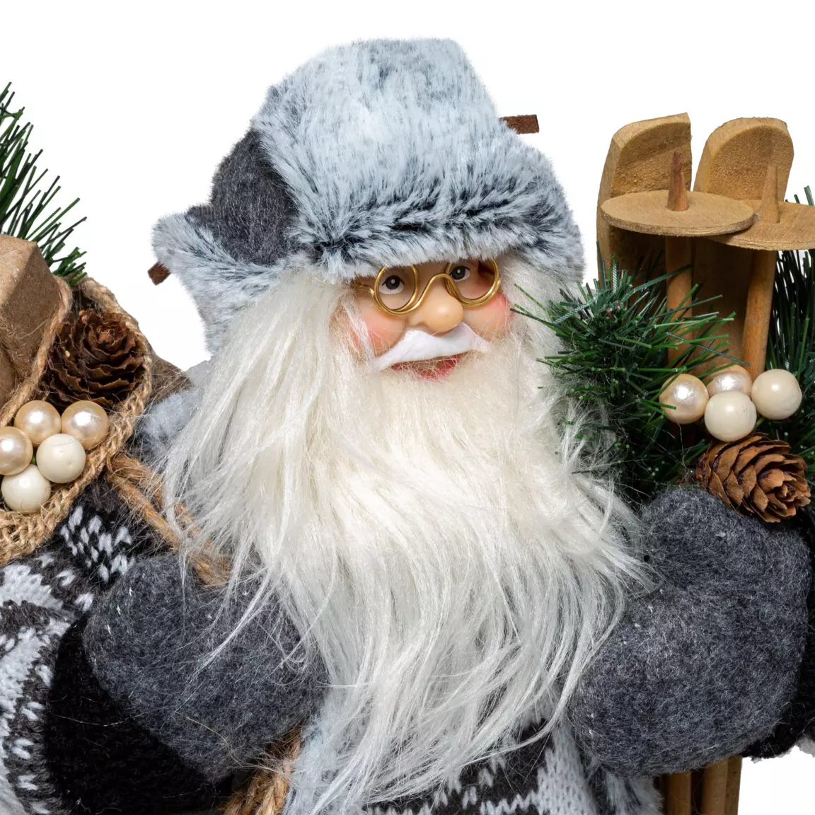 Père Noël déco Traditionnel (H45 cm) Arnold