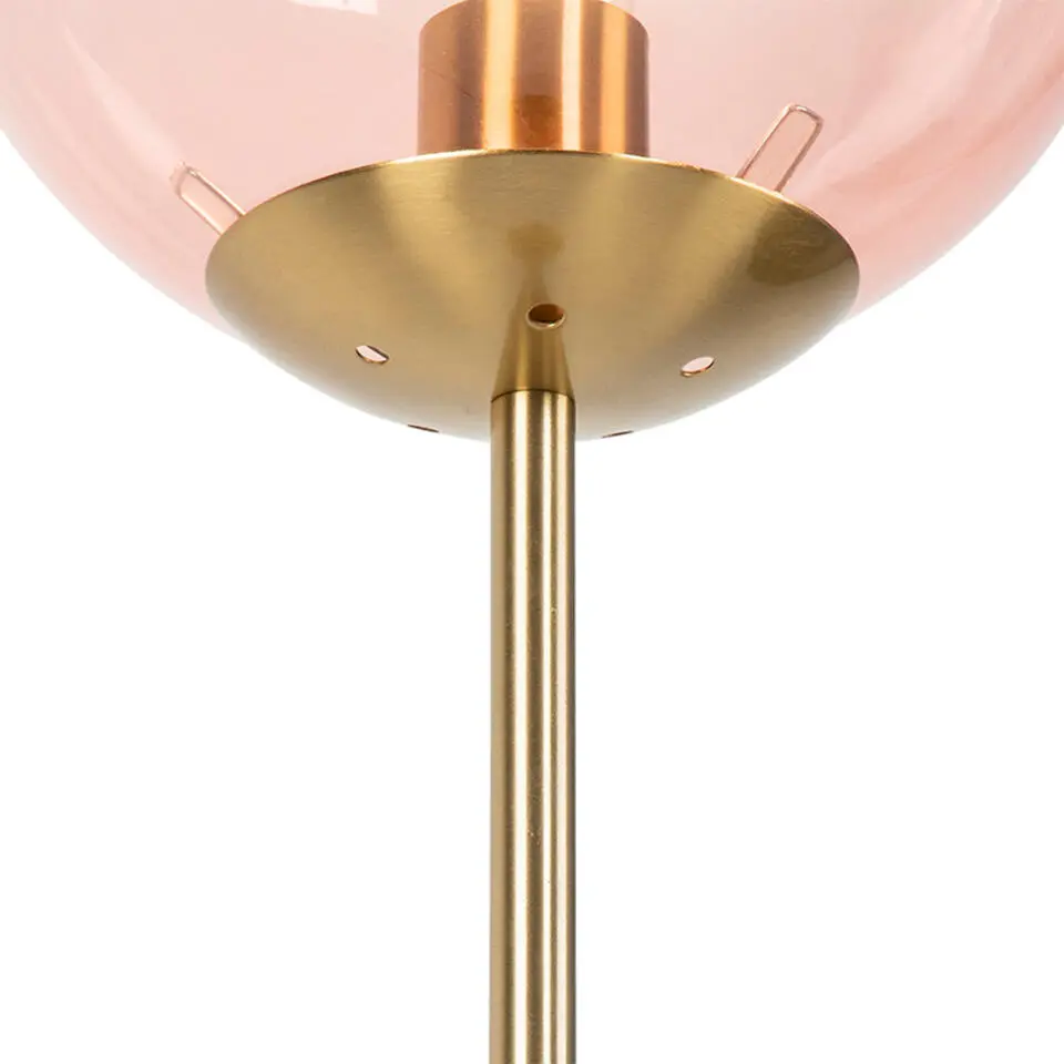 Qazqa vloerlampen pallon roze e27