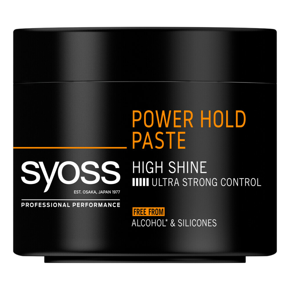 Syoss Men Power Shampoo 2x 440 ml &Power Hold Paste 2x 150 ml Pakket