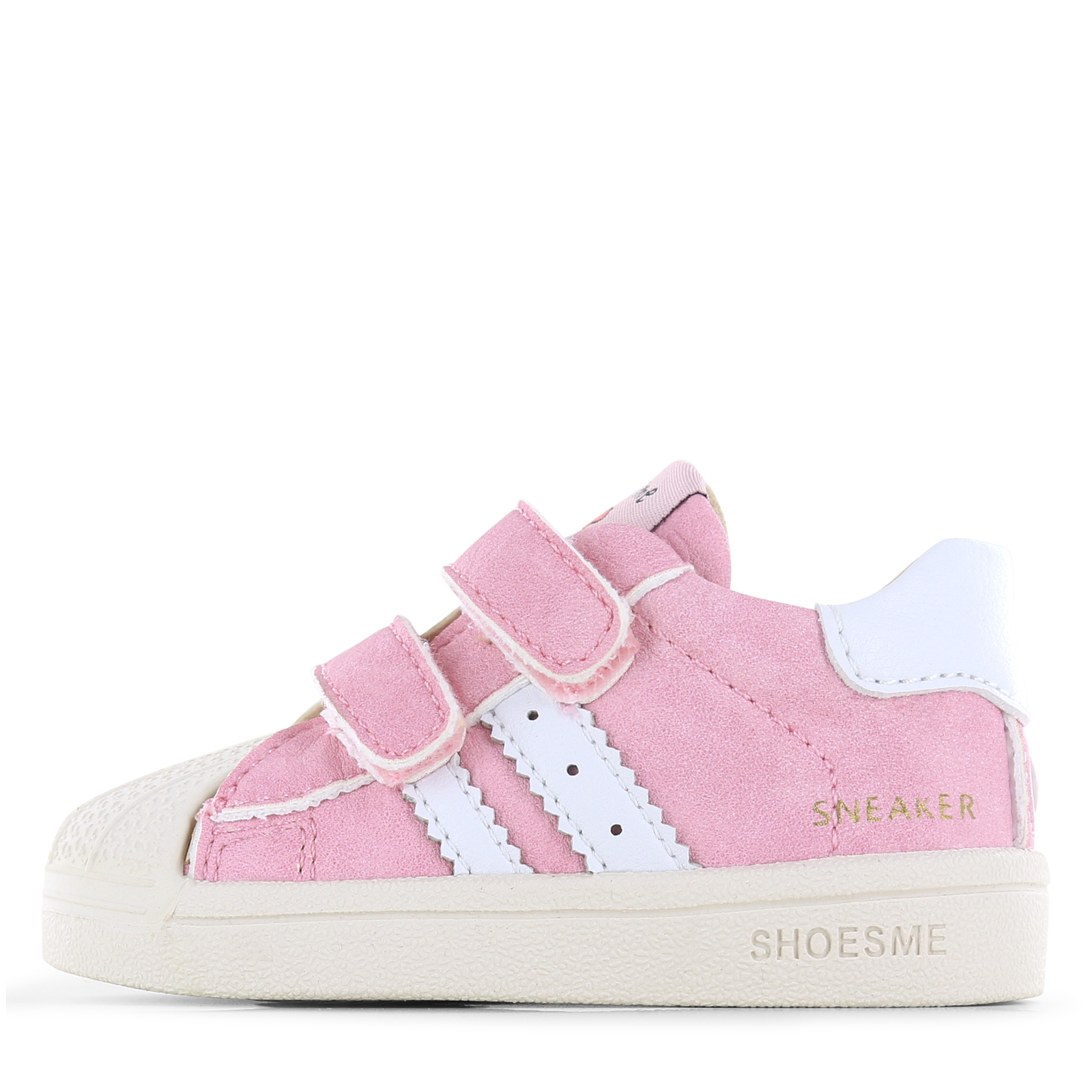 Shoesme roze sneakertje Microfiber leer | Meisjes schoenen