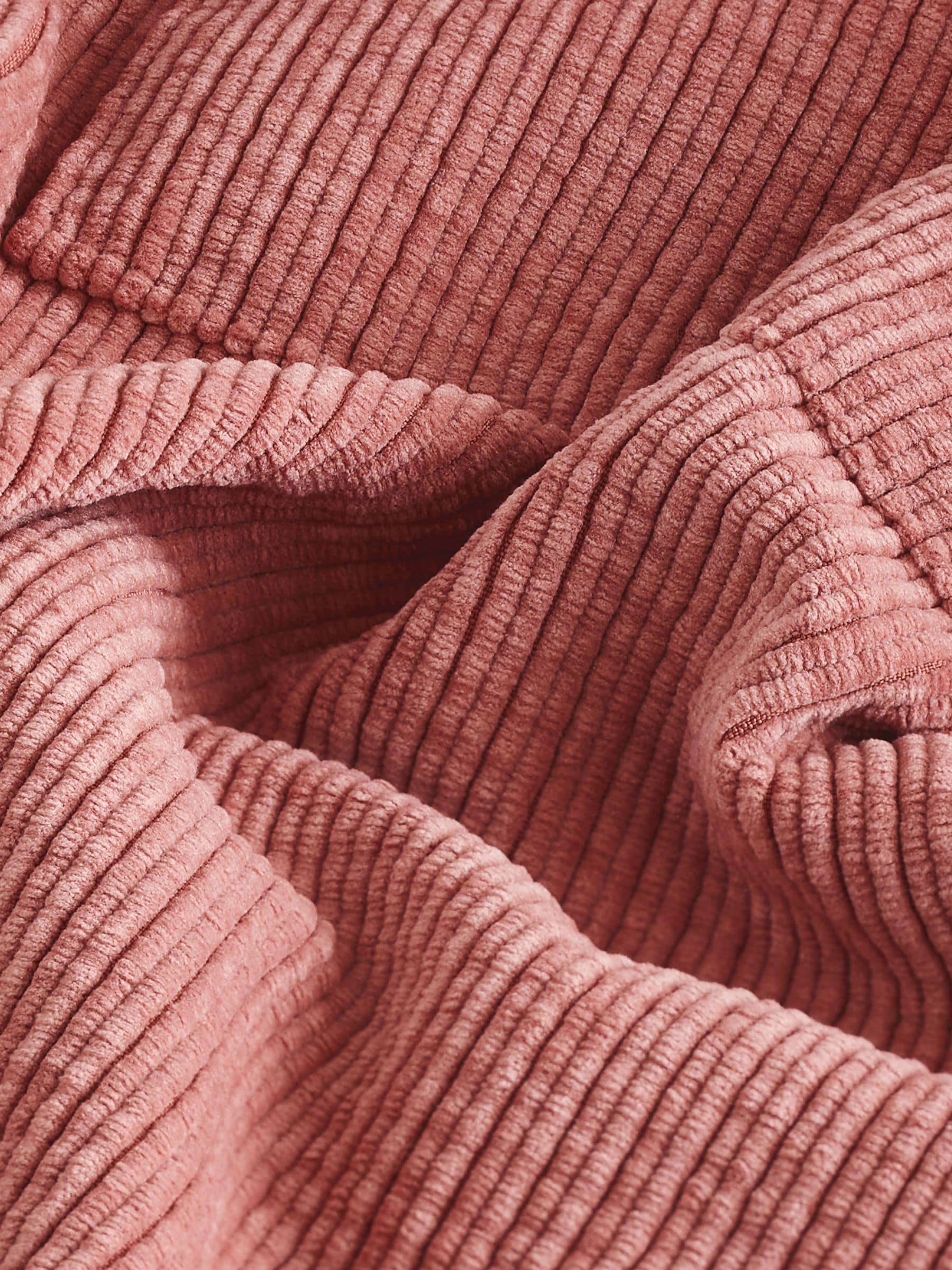 Roze - Corduroy shacket met lange mouwen