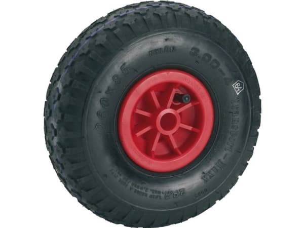dörner + helmer 740309R Hjul med luft Hjuldiameter: 260 mm Bæreevne (maks.): 150 kg 1 stk