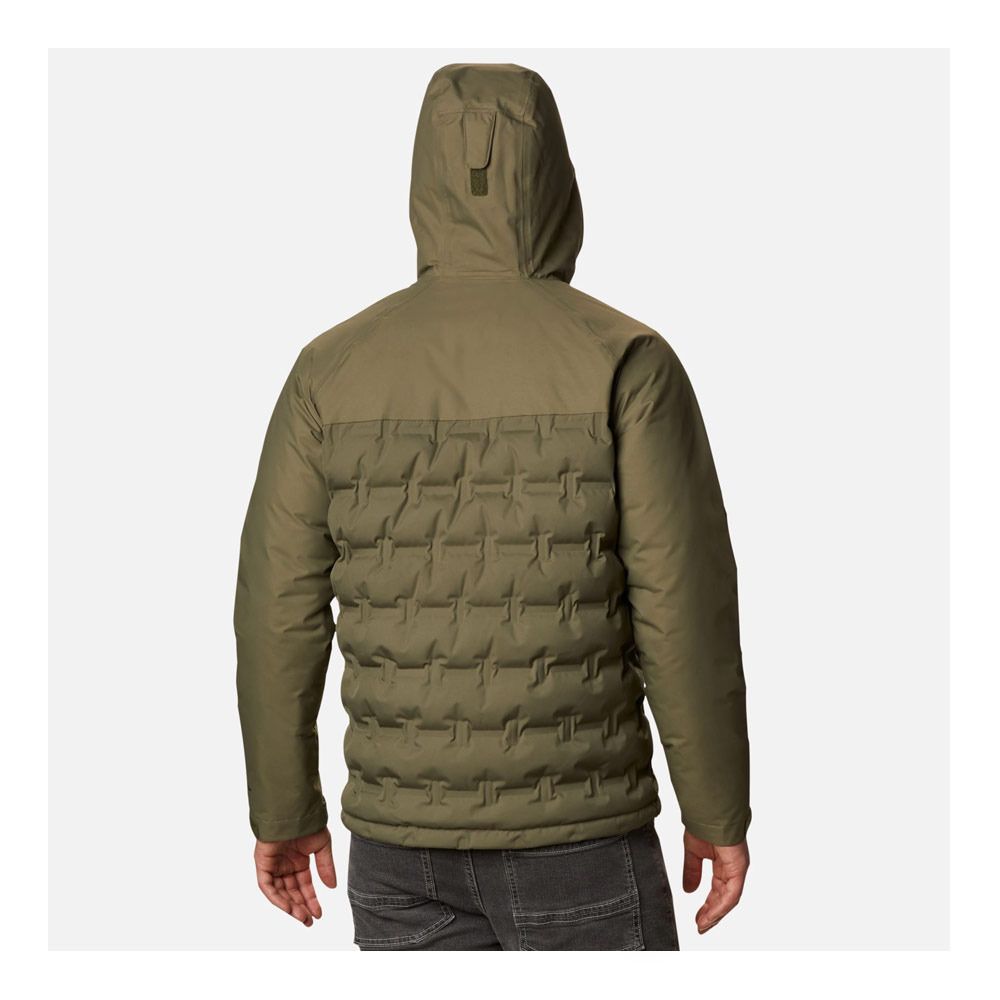 Columbia GRAND TREK - Doudoune Homme stone green