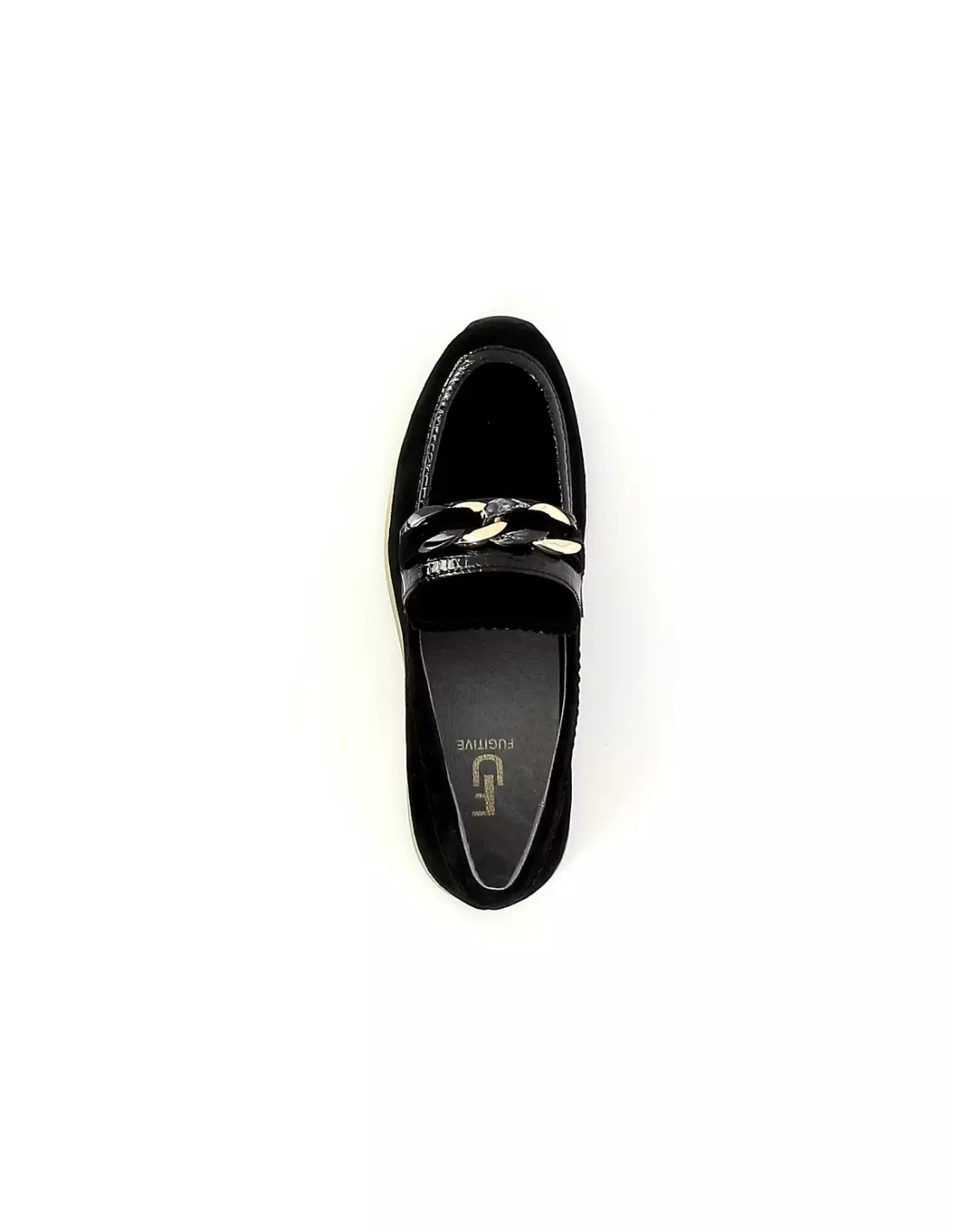 FUGITIVE TALIUS - Mocassins & bateaux Noir