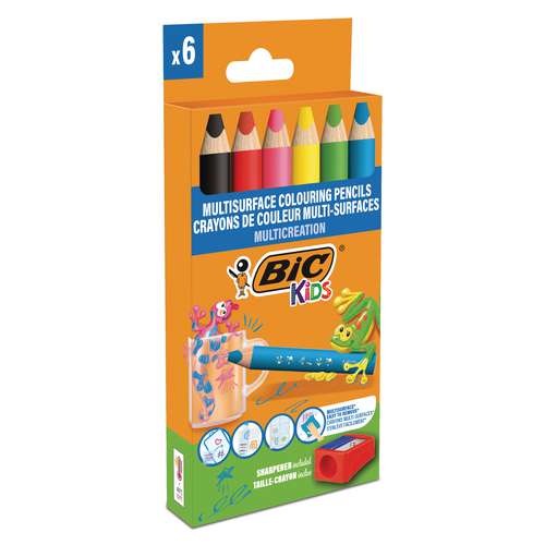 BIC® Kids MULTISURFACE Buntstifte, Sets