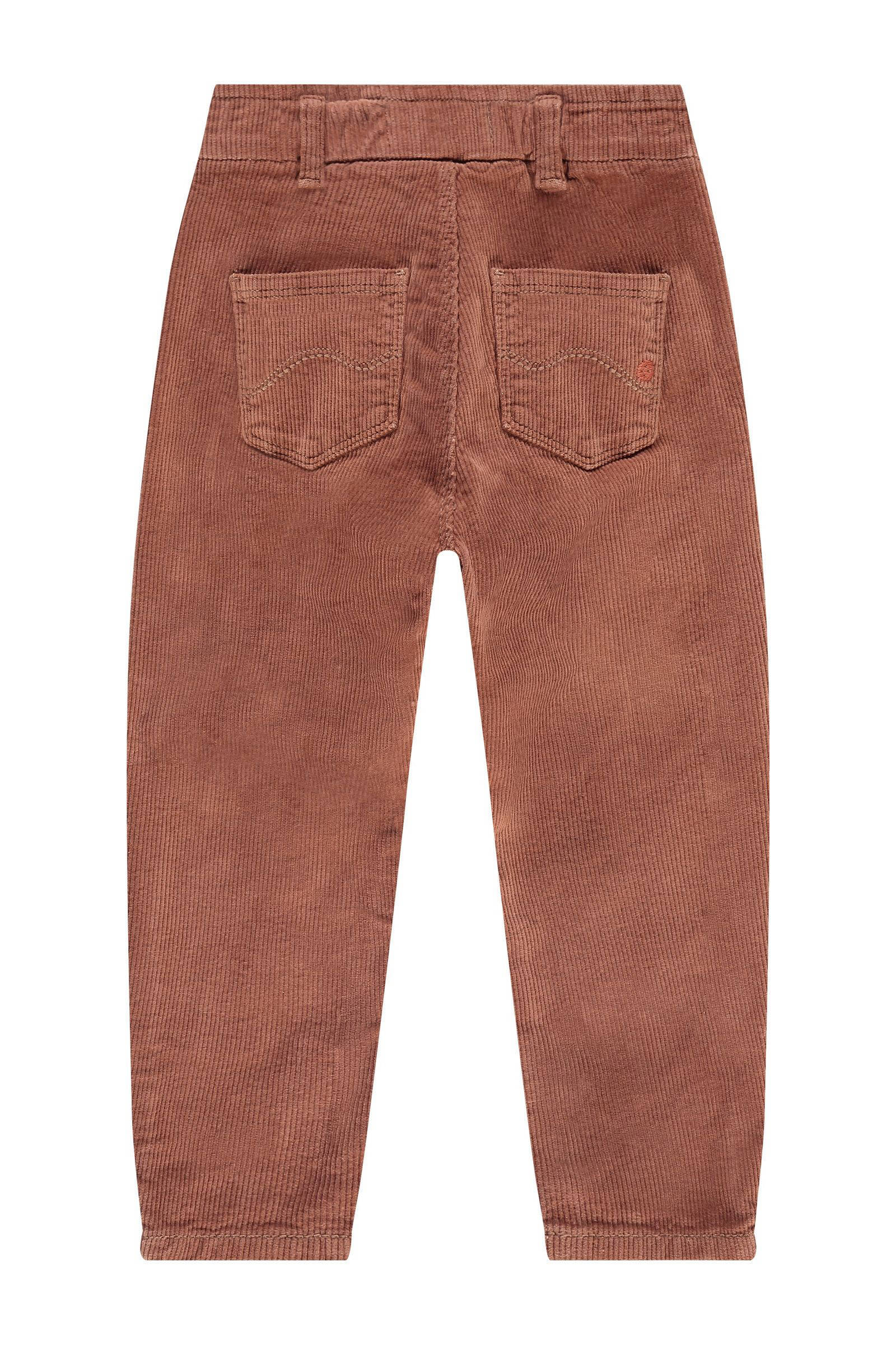 Stains&Stories corduroy broek roestbruin