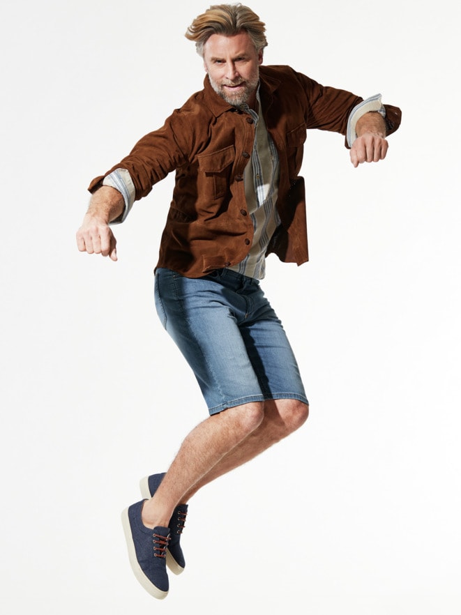 Jogger-Jeans Bermudas