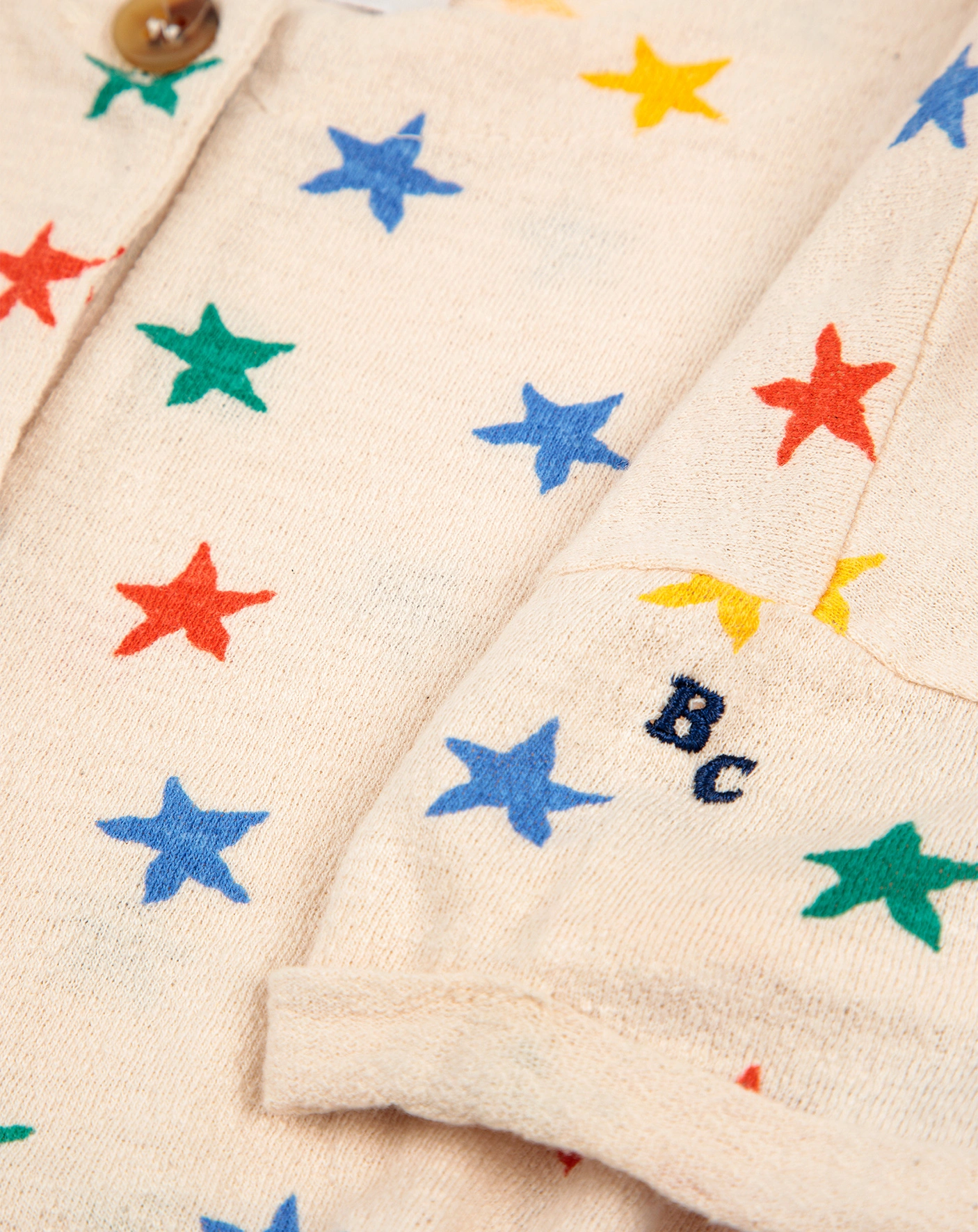 Jumpsuit MULTICOLOR STARS ALL OVER in beige