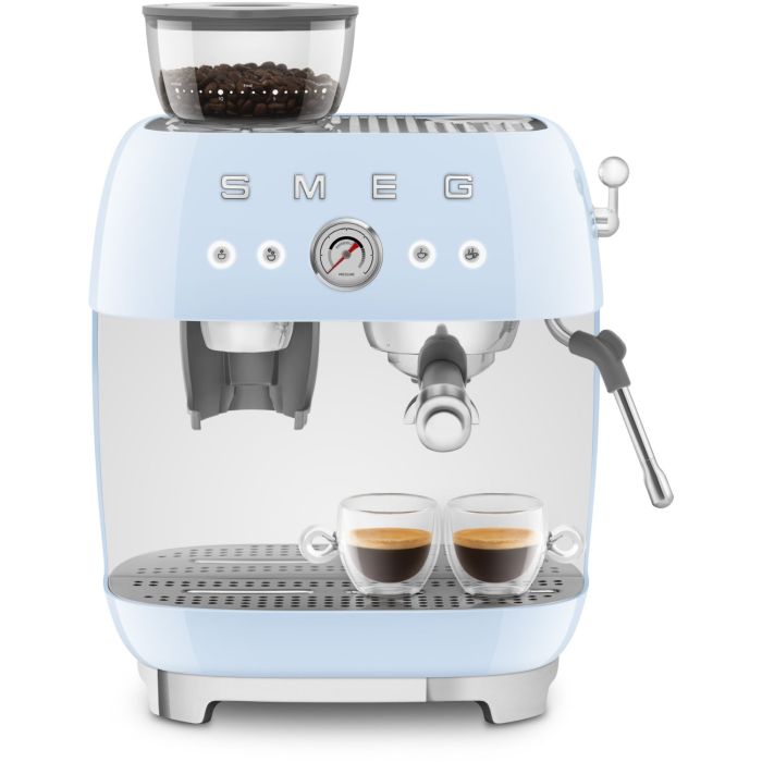 SMEG Espressomaschine 50's Style EGF03PBEU Pastellblau