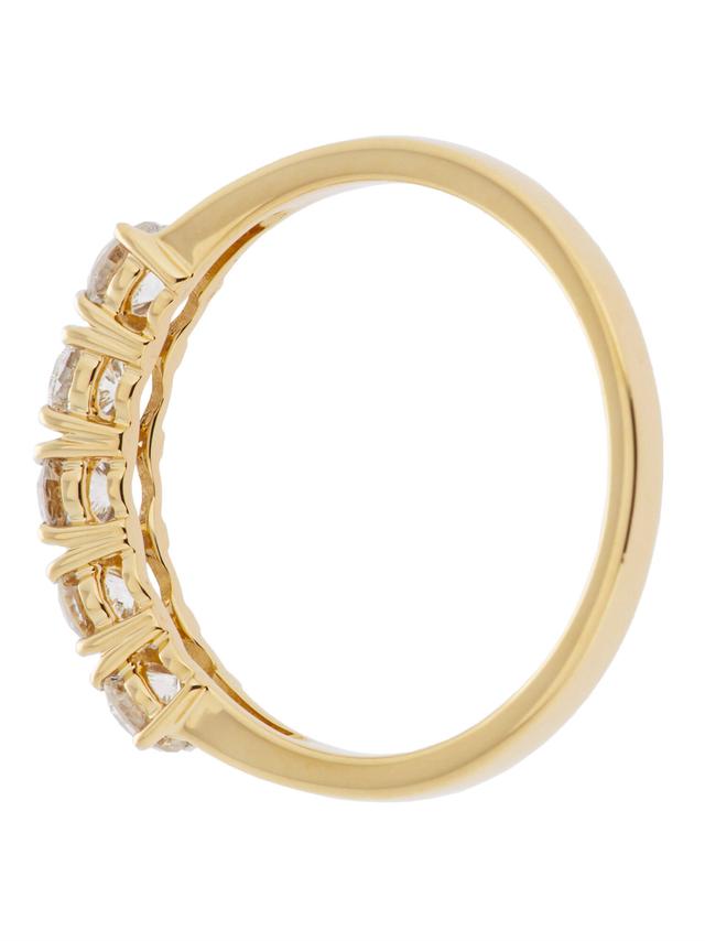 Rivière-Ring, Brillanten, 1,0 ct., Gelbgold 585
