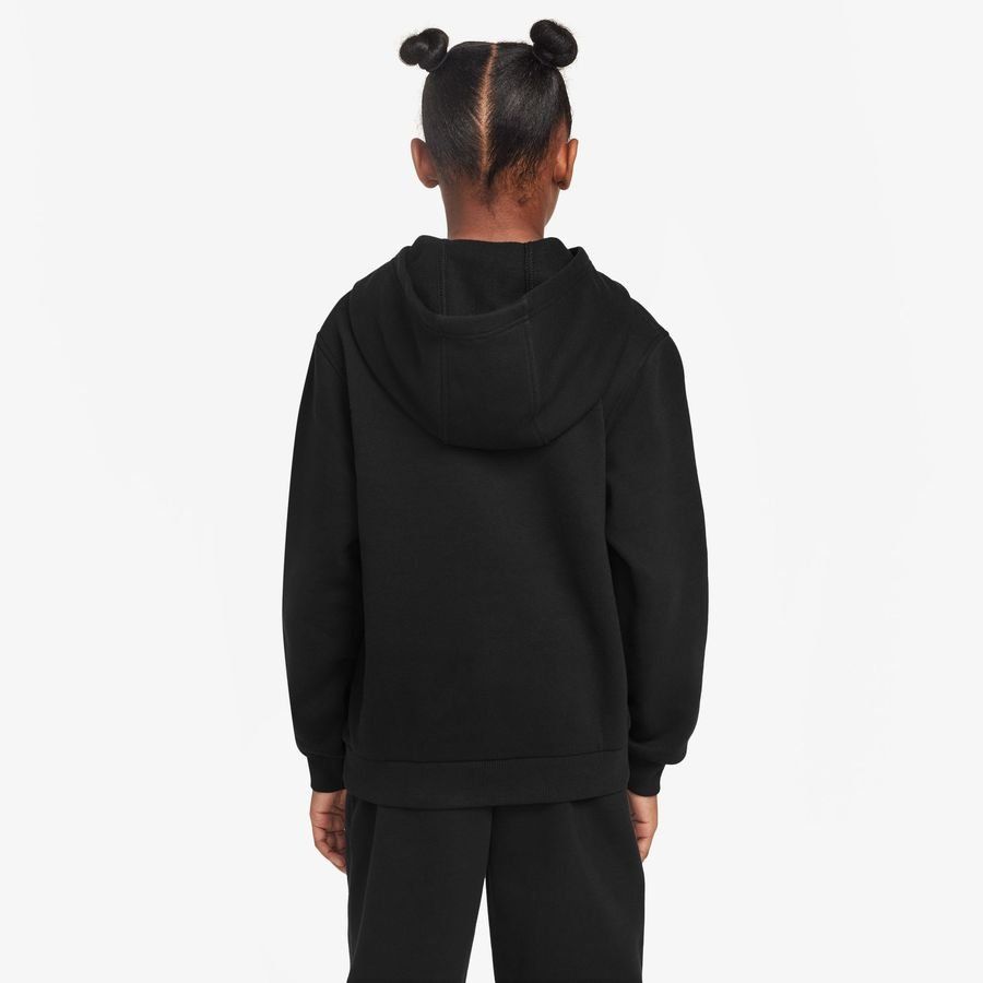 Nike Sweat à Capuche Club Fleece Mbappé Personal Edition - Noir/Rose/Doré Enfant