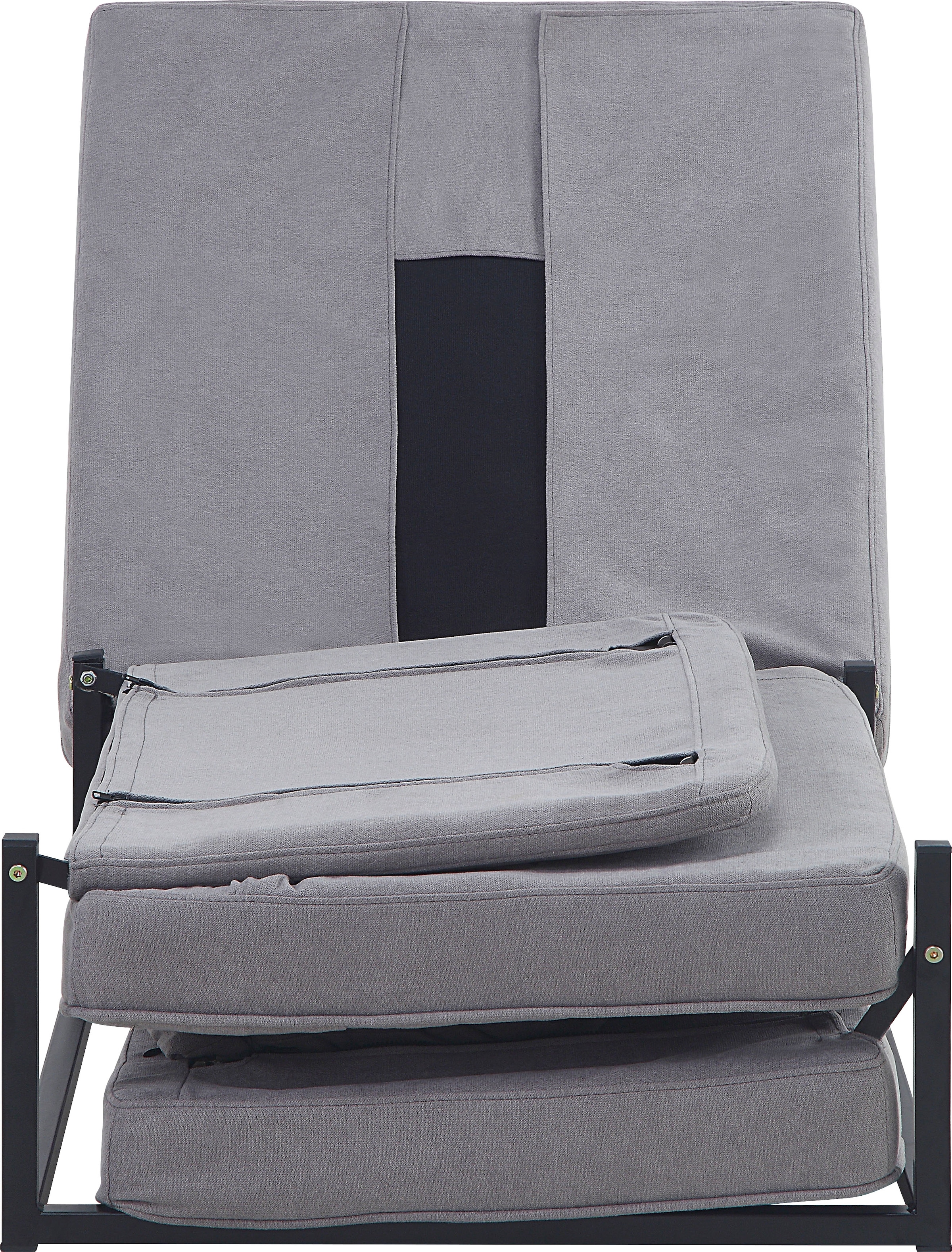 ATLANTIC home collection Schlafsofa »Finn« wandelbar zum Loungesessel, Relaxliege und Gästebett, inkl. Kissen