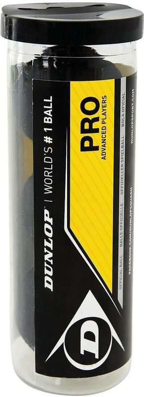 Dunlop - Pro 3 - Squashballen - Doos - Premium Rubberen Kern