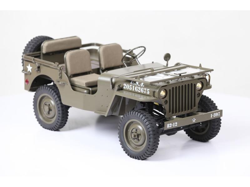 RocHobby Scale Crawler 1941 MB Willys Jeep ARTR, 1:6 1941 Willys Militär Jeep – Ein Traum für jeden Scaler