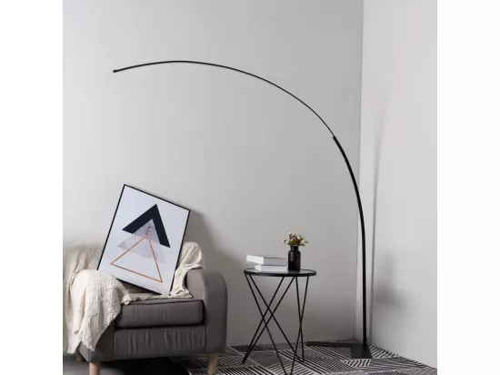 Grand lampadaire LED Dimmable design courbé - Avellino