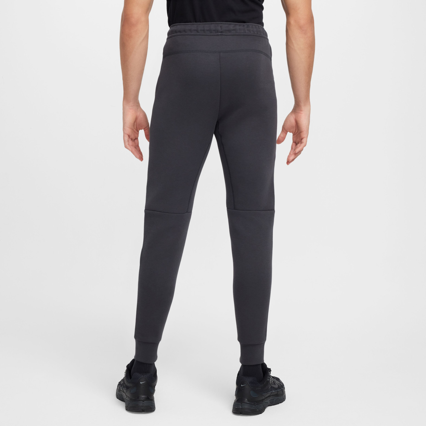 Nike Tech Fleece Sportswear Joggingbroek Donkergrijs Oranje Grijs