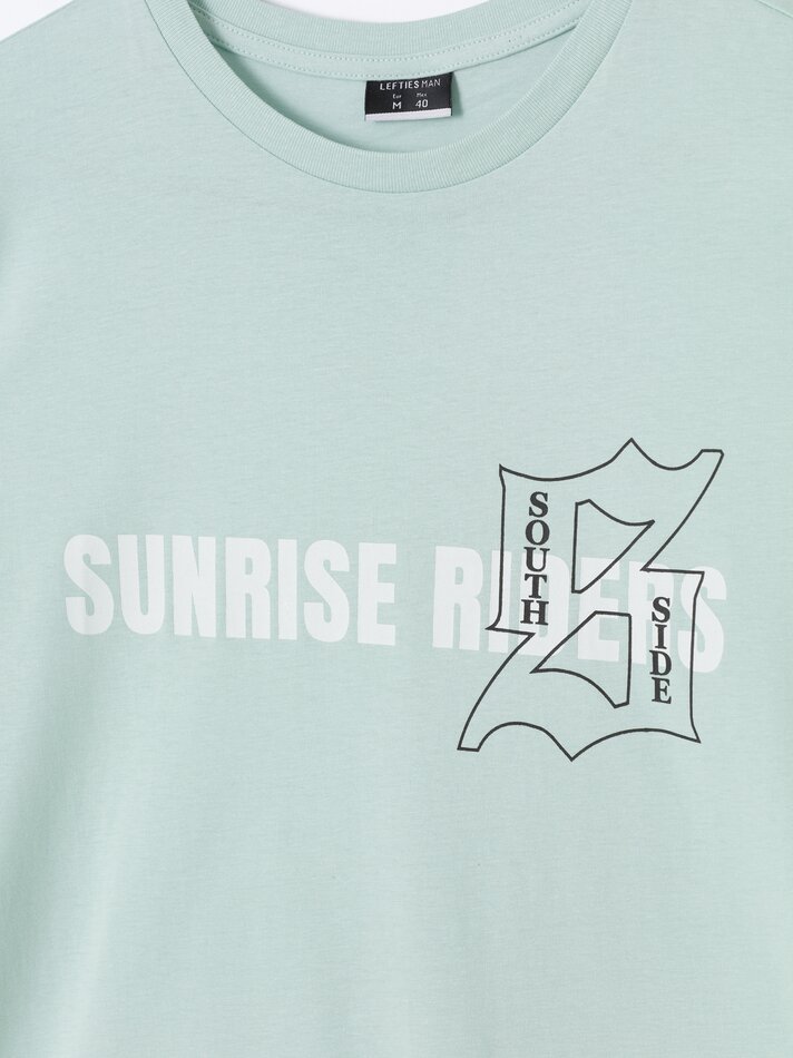 Camiseta estampada - Verde claro